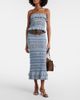 Etro Etro Crochet ruffled cotton maxi skirt - 2