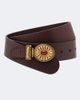 Etro Etro Crystal-embellished leather belt - 1