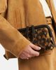 Etro Etro Doc leather-trimmed raffia-effect clutch - 2