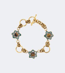 Etro Etro Embellished floral chain necklace