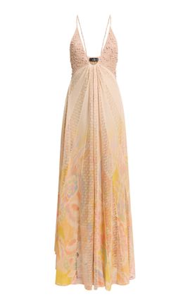 Etro Etro Embellished Knit Maxi Dress