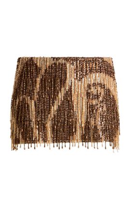 Etro Etro Embellished Leather Mini Skirt