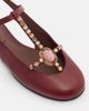 Etro Etro Embellished leather slingback flats - 7