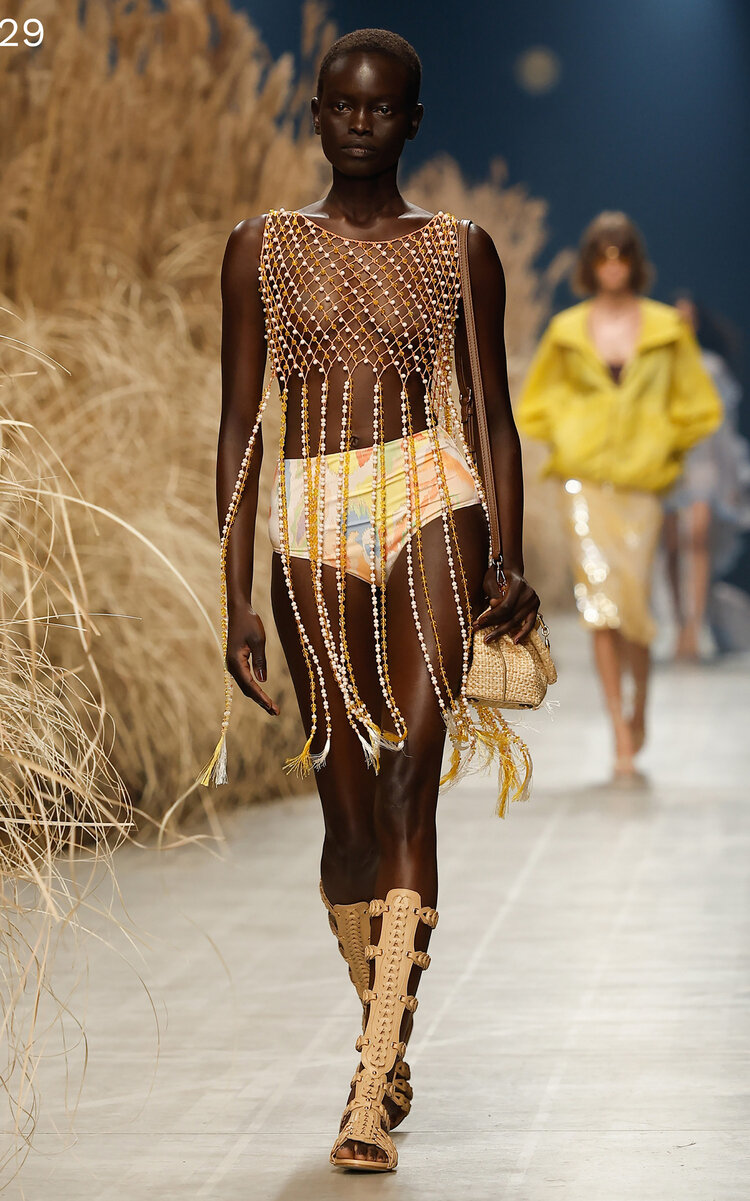 Etro Etro Embellished OpenKnit Top