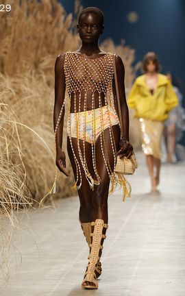 Etro Etro Embellished OpenKnit Top