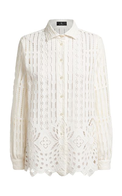 Etro Etro Embroidered Cotton Shirt