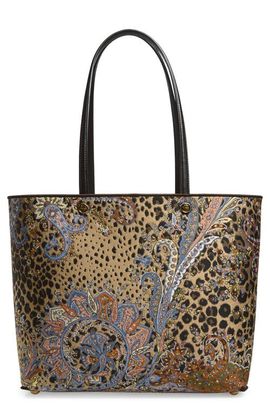 Etro Etro Essential Leopard Jacquard Tote