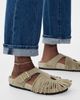 ETRO ETRO ETRO x Birkenstock1774 Gizeh Long Fringe Sandals Taupe - 3