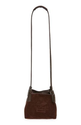 Etro Etro Extra Small Libra Suede Crossbody Bag