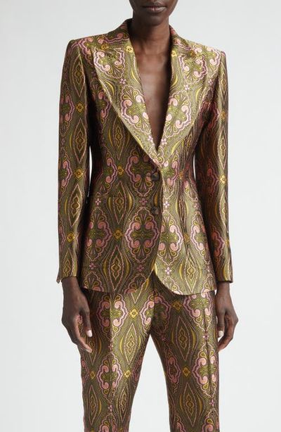 Etro Fitted Jacquard Jacket