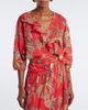 Etro Etro Floral cotton wrap top - 2