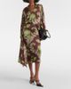 Etro Etro Floral draped midi skirt - 2