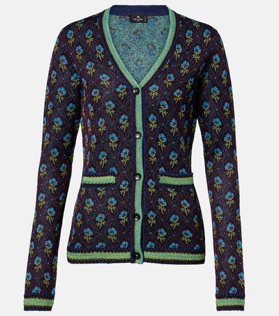 Etro Etro Floral jacquard cardigan