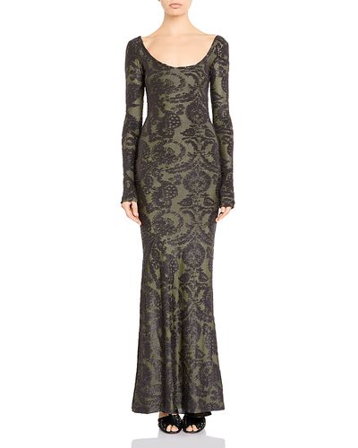 Etro Etro Floral Scoop Neck Maxi Dress