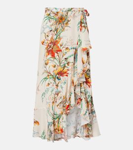 Etro Etro Floral wrap skirt