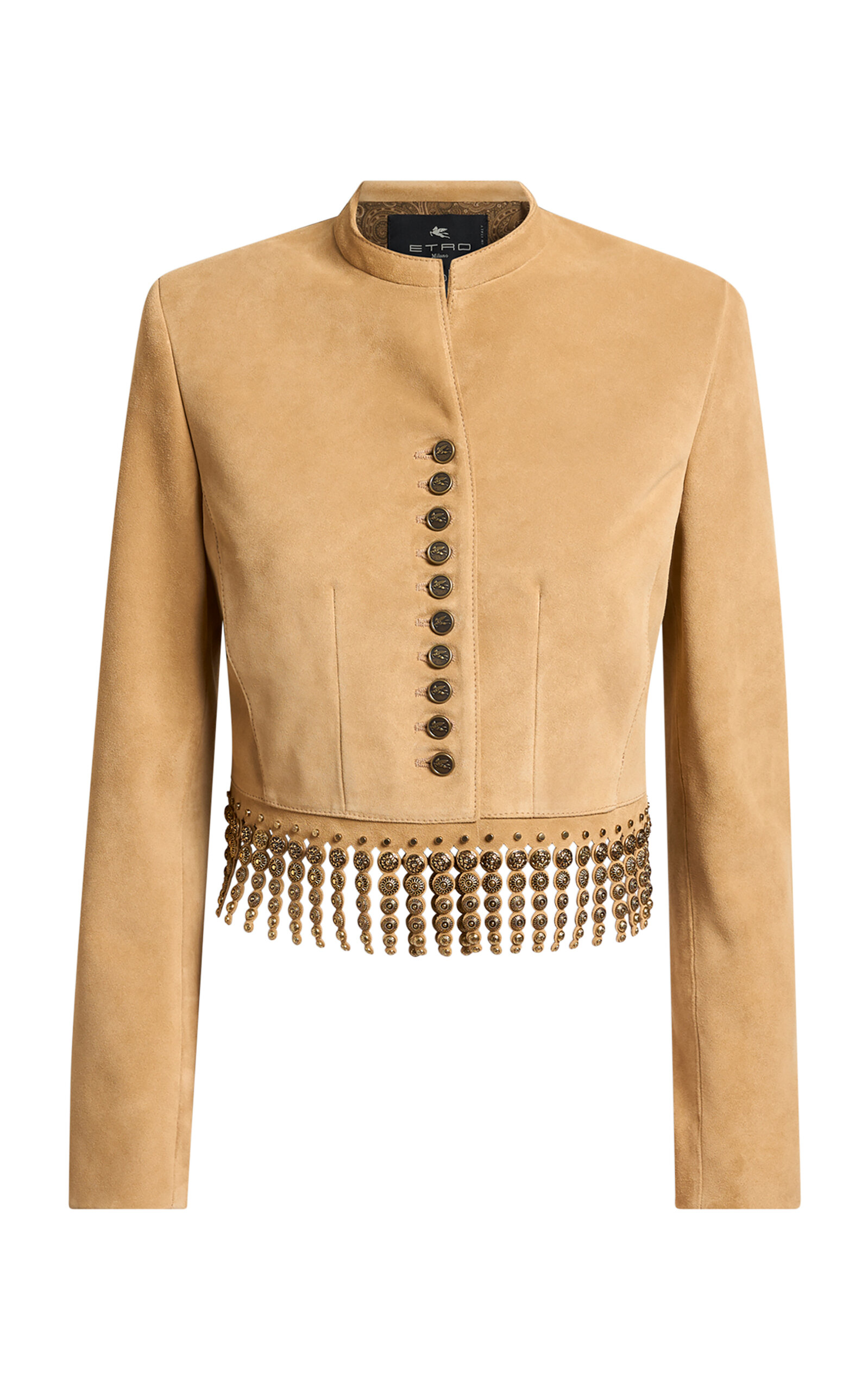 Etro Etro Fringed Leather Jacket