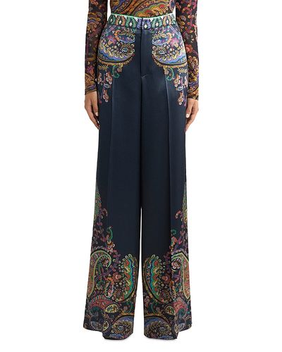 Etro Etro Full Length Wide Leg Trousers