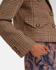 Etro Etro Houndstooth cropped wool blazer - 4