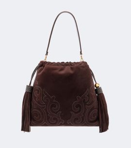 Etro Etro Kalispera Medium suede shoulder bag