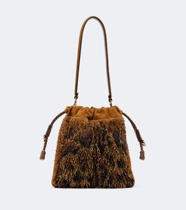 Etro Etro Kalispera Mini beaded fringed shoulder bag