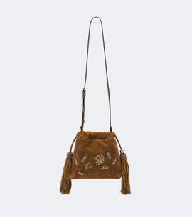 Etro Etro Kalispera Mini studded suede crossbody bag