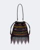 Etro Etro Kalispera Small beaded fringed shoulder bag - 1