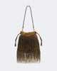 Etro Etro Kalispera Small fringed suede shoulder bag - 1
