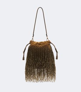Etro Etro Kalispera Small fringed suede shoulder bag