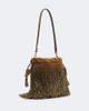 Etro Etro Kalispera Small fringed suede shoulder bag - 4