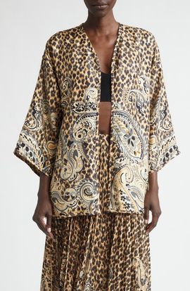 Etro Etro Kesa Print Silk Jacket