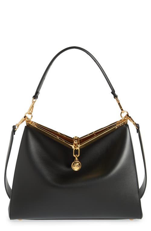 Etro Etro Large Vela Leather Shoulder Bag