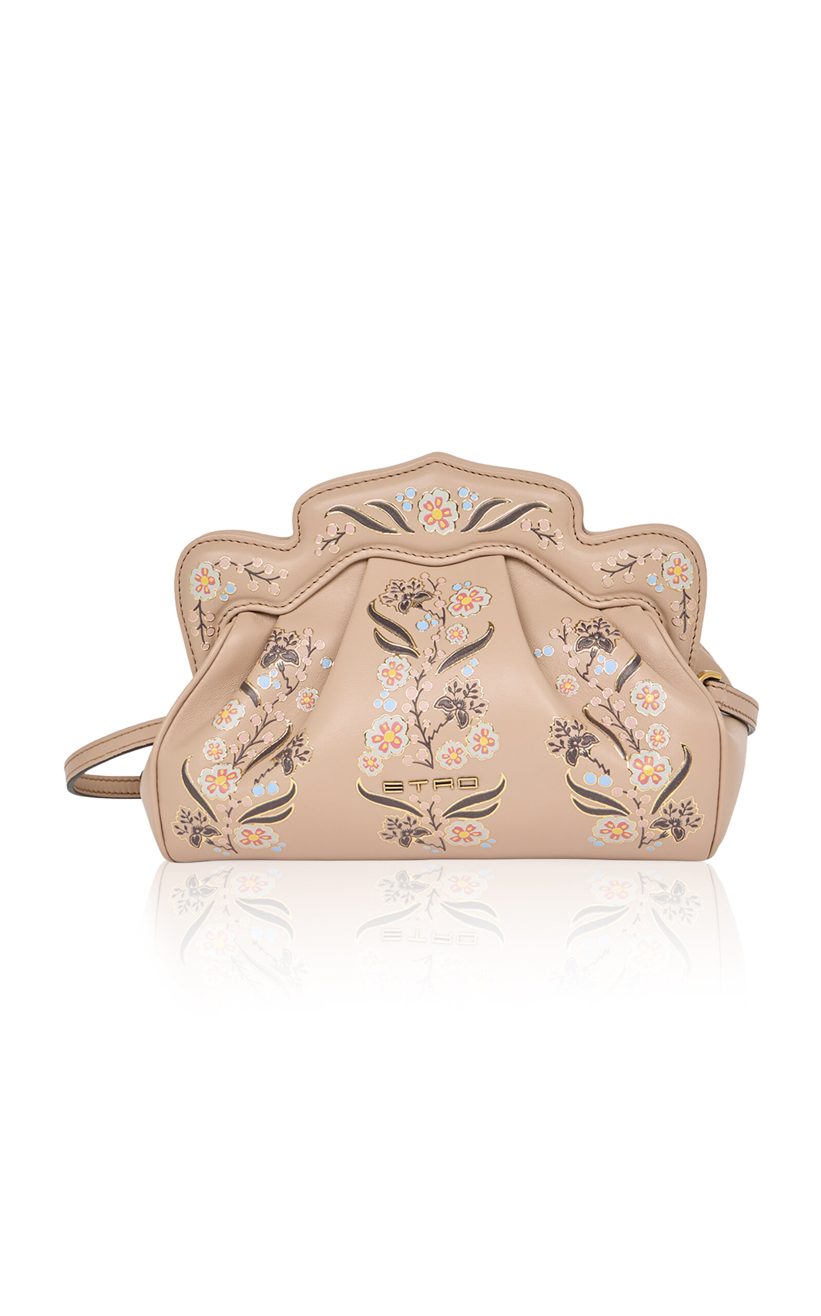 Etro Etro Leather Zipper Clutch