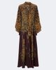 Etro Etro Leopard-print tie-neck silk maxi dress - 1