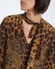 Etro Etro Leopard-print tie-neck silk maxi dress - 3