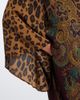 Etro Etro Leopard-print tie-neck silk maxi dress - 4