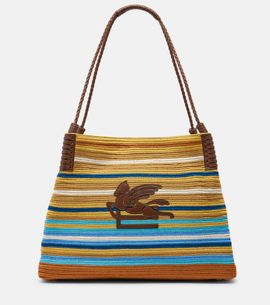 Etro Etro Libra Medium striped tote bag