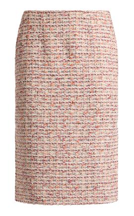 Etro Etro LowRise Tweed KneeLength Skirt