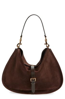 Etro Etro Maxi Pony Suede Shoulder Bag