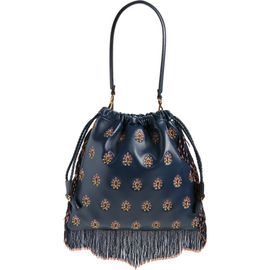 Etro Etro Medium Kalispera Embroidered Leather Shoulder Bag