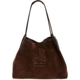 Etro Etro Medium Libra Suede Shopping Tote