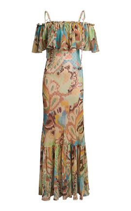 Etro Etro OffTheShoulder Maxi Dress