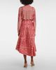 Etro Etro Paisley asymmetric cotton midi skirt - 3