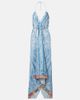 Etro Etro Paisley asymmetric silk maxi dress - 1