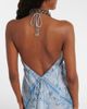 Etro Etro Paisley asymmetric silk maxi dress - 5