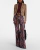 Etro Etro Paisley cotton-blend flared pants - 2