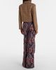 Etro Etro Paisley cotton-blend flared pants - 6