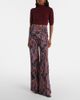 Etro Etro Paisley cotton-blend flared pants - 7