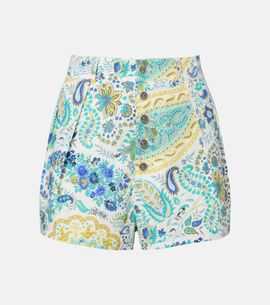 Etro Etro Paisley cotton shorts