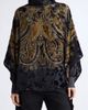 Etro Etro Paisley Devoré Velvet Poncho - 1