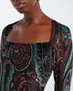 Etro Etro Paisley embroidered gown - 3